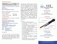 Heat Pipes for Solar Thermal Applications 2020 Technical Seminar Poster